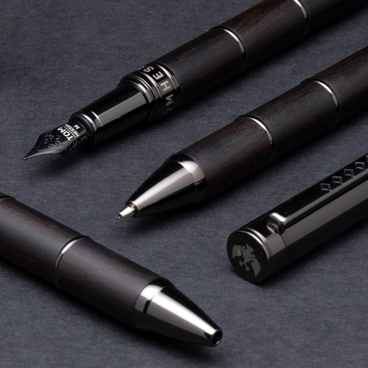 Tom Hessin Revolution Fountain Pen in Charcoal