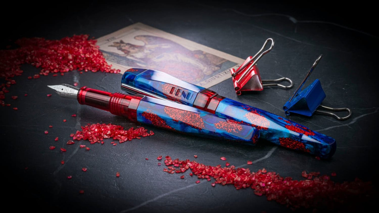 Benu AstroGem Collection Fountain in Apollo Fountain Pens