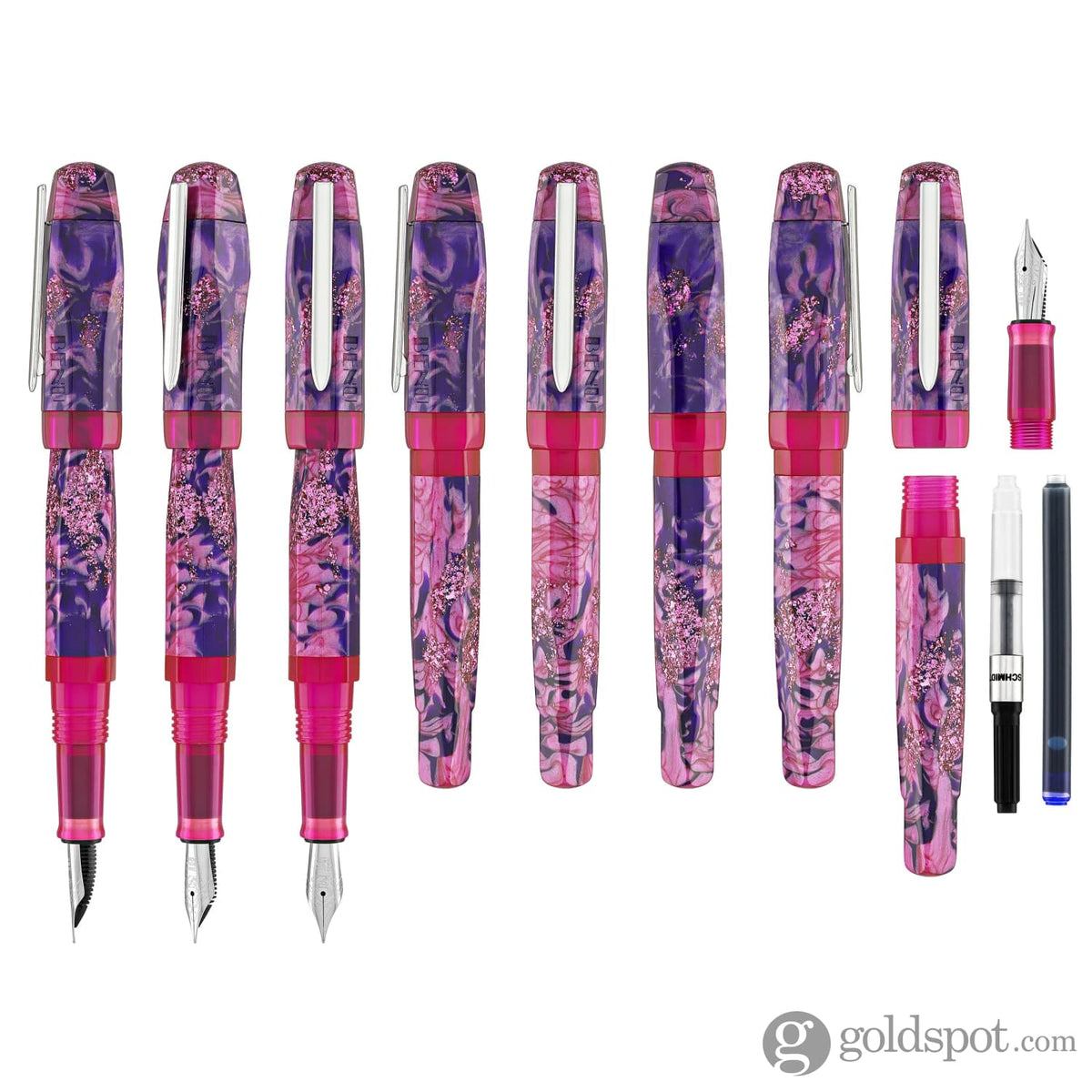 Benu AstroGem Collection Fountain in Juno - Goldspot Pens