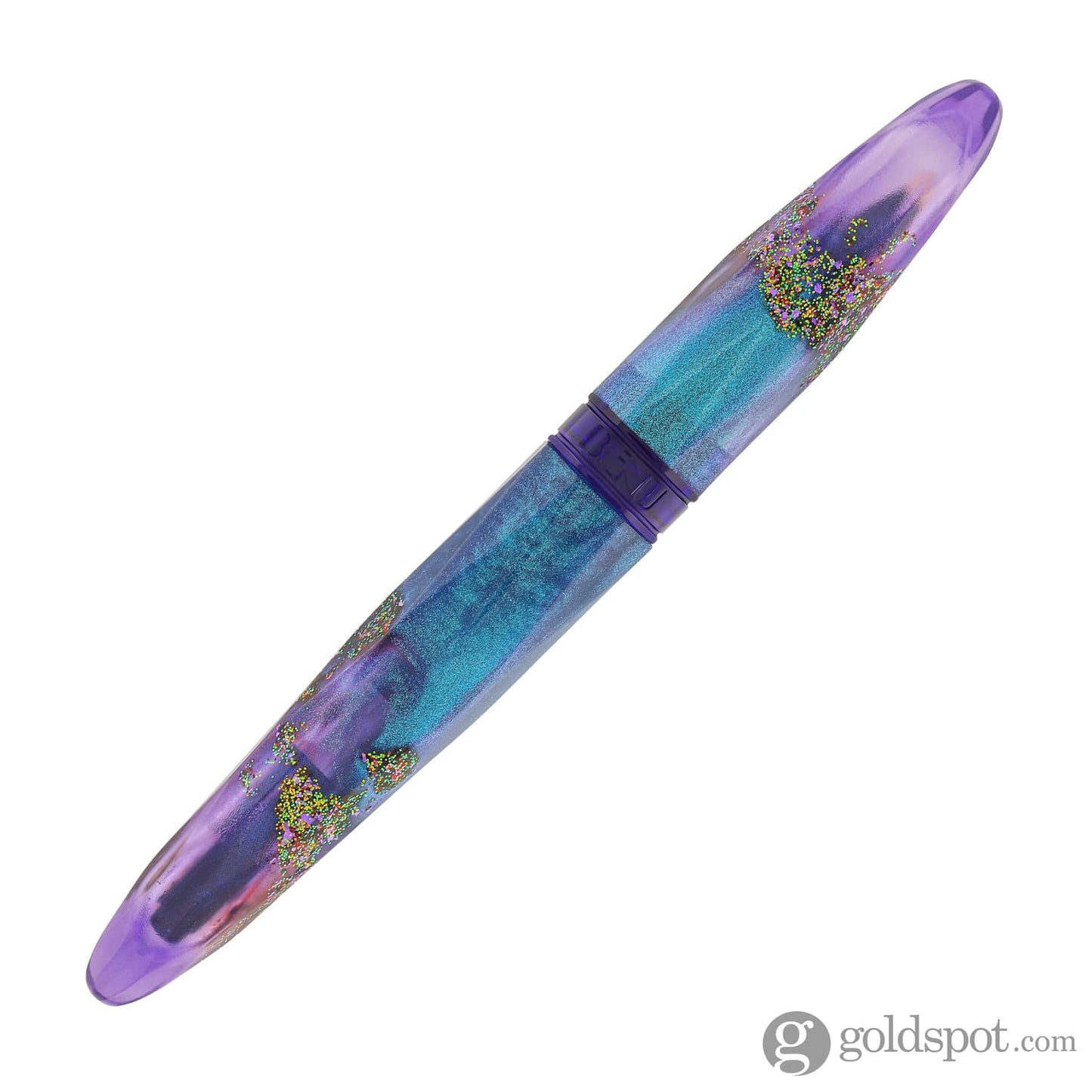Benu Briolette Fountain Pen in Amethyst Tide Fountain Pen
