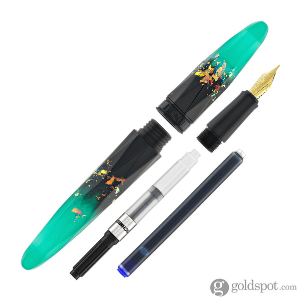Benu Briolette Fountain Pen in Luminous Jade Fountain Pen