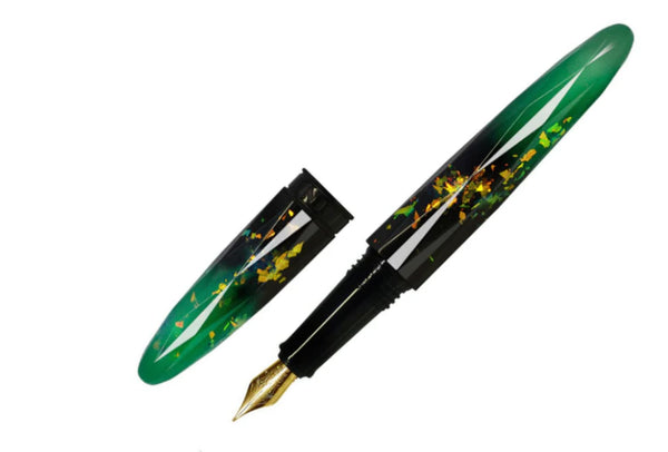 Benu Briolette Fountain Pen in Luminous Jade Fountain Pen