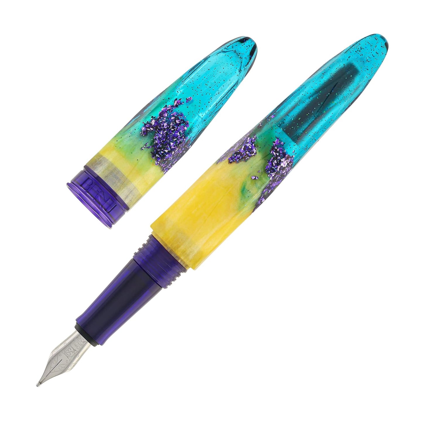 Benu Briolette Fountain Pen in Tropicana Fountain Pen