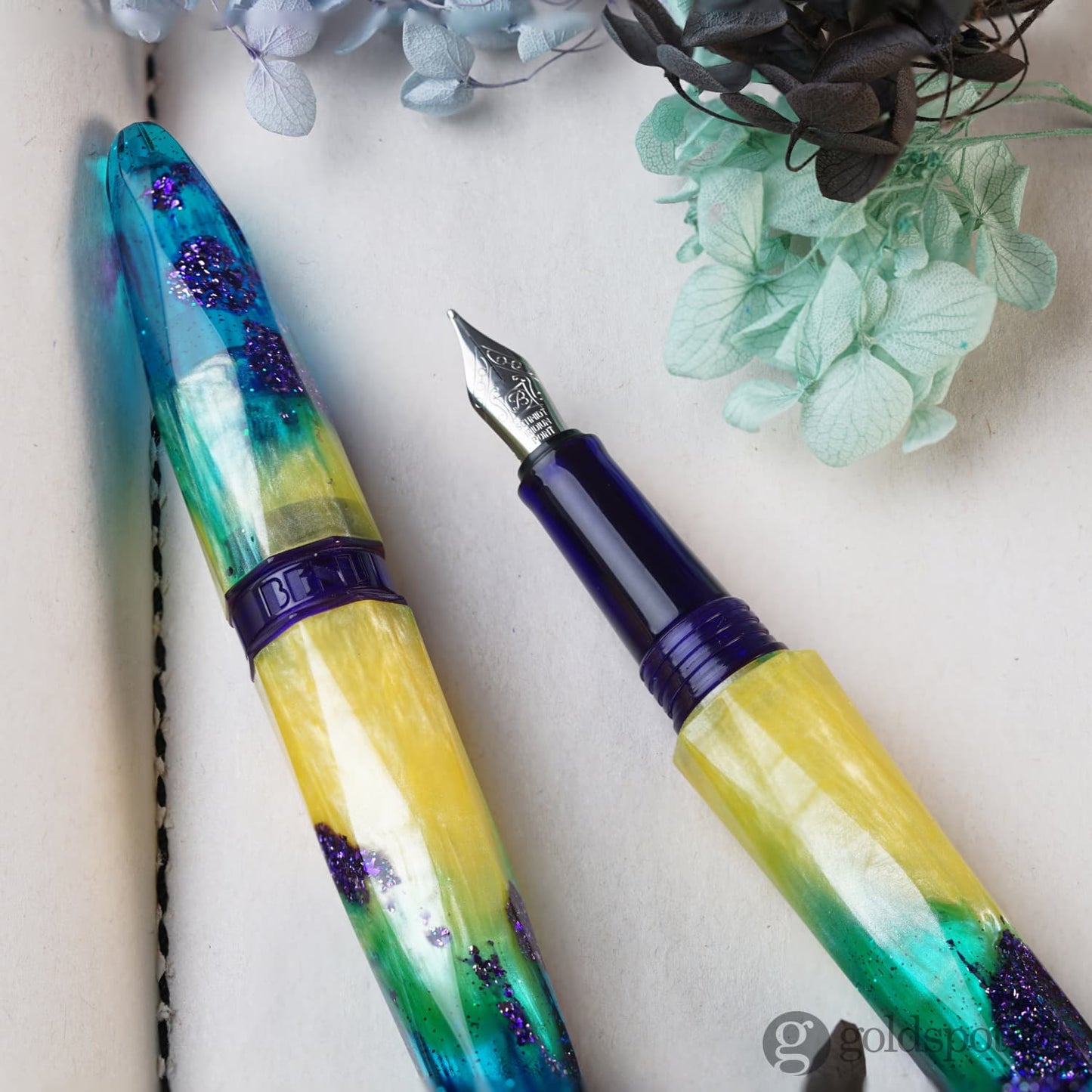 Benu Briolette Fountain Pen in Tropicana Fountain Pen