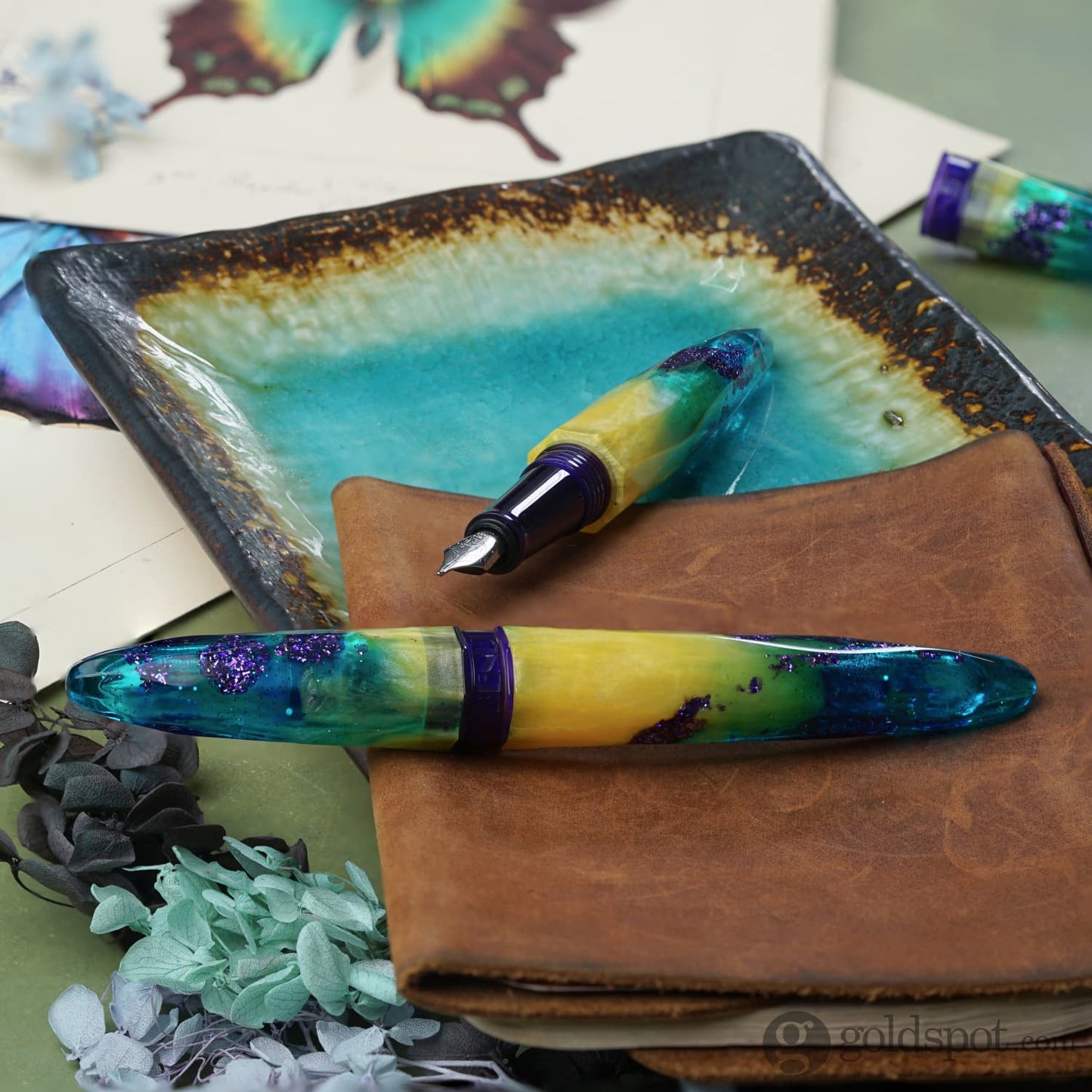 Benu Briolette Fountain Pen in Tropicana Fountain Pen