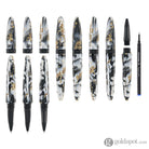 Benu Briolette Rollerball Pen in Black and White Rollerball Pen