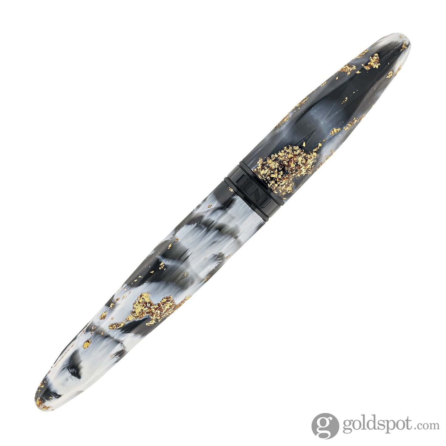 Benu Briolette Rollerball Pen in Black and White Rollerball Pen