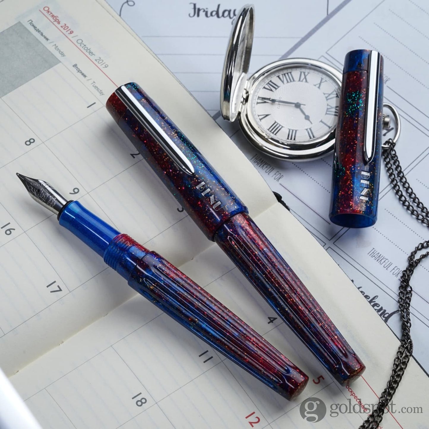 Benu DailyMate Collection Fountain in Lively Tuesday Fountain Pen