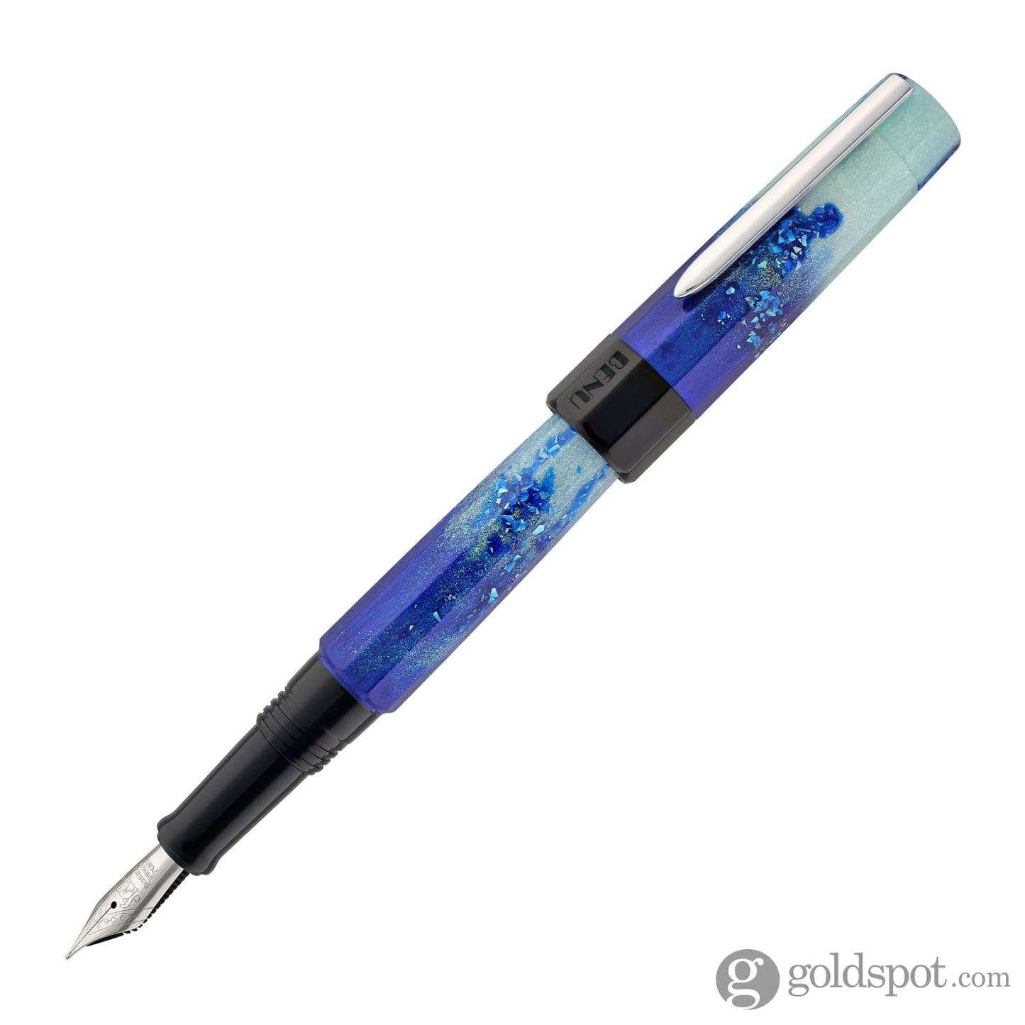 Benu Euphoria Fountain Pen in Big Wave 1.1mm Stub Fountain Pen