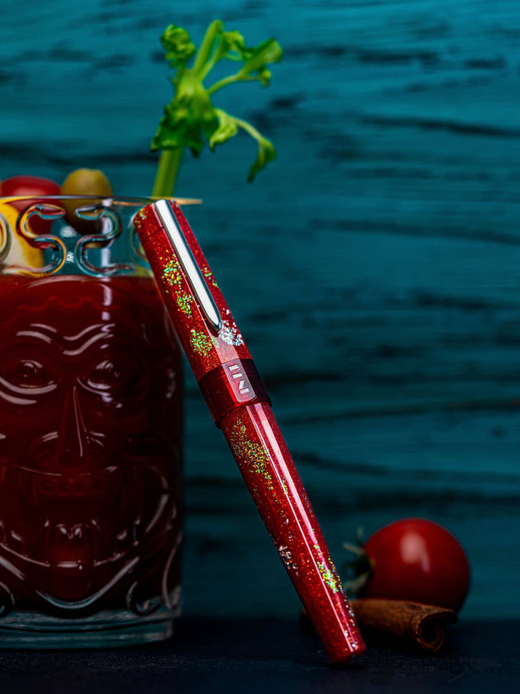 Benu Euphoria Fountain Pen in Bloody Mary Elastic Fine Fountain Pens