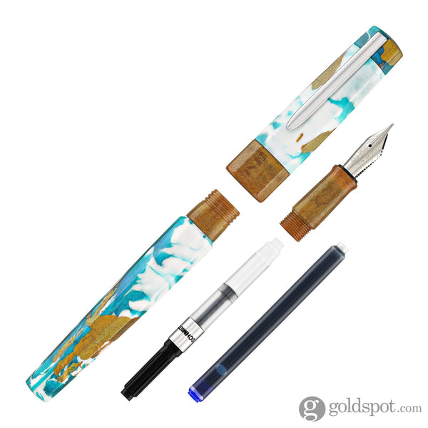 Benu Euphoria Fountain Pen in Blue Hawaiian Fountain Pens