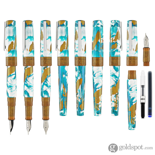 Benu Euphoria Fountain Pen in Blue Hawaiian Fountain Pens