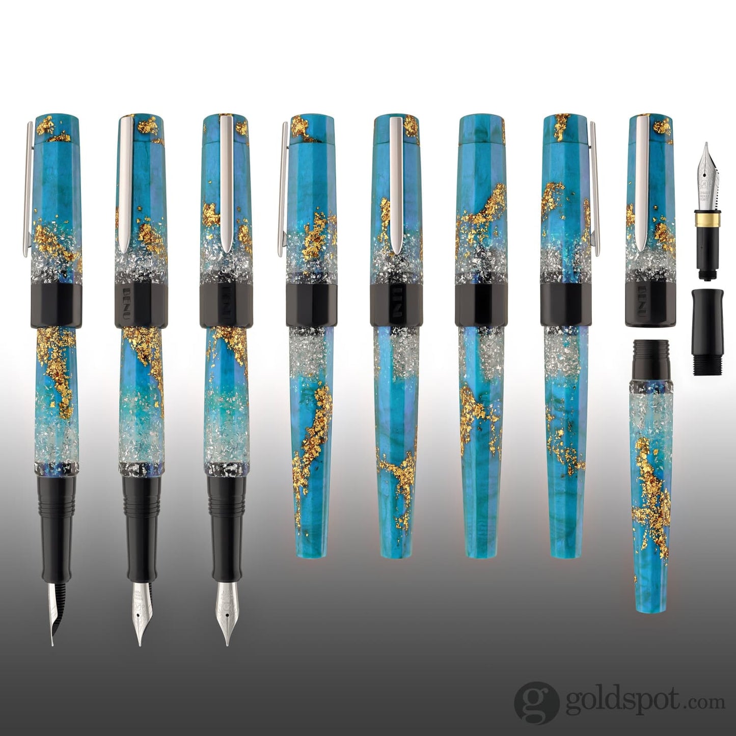 Benu Euphoria Fountain Pen in Bora Bora Fountain Pen