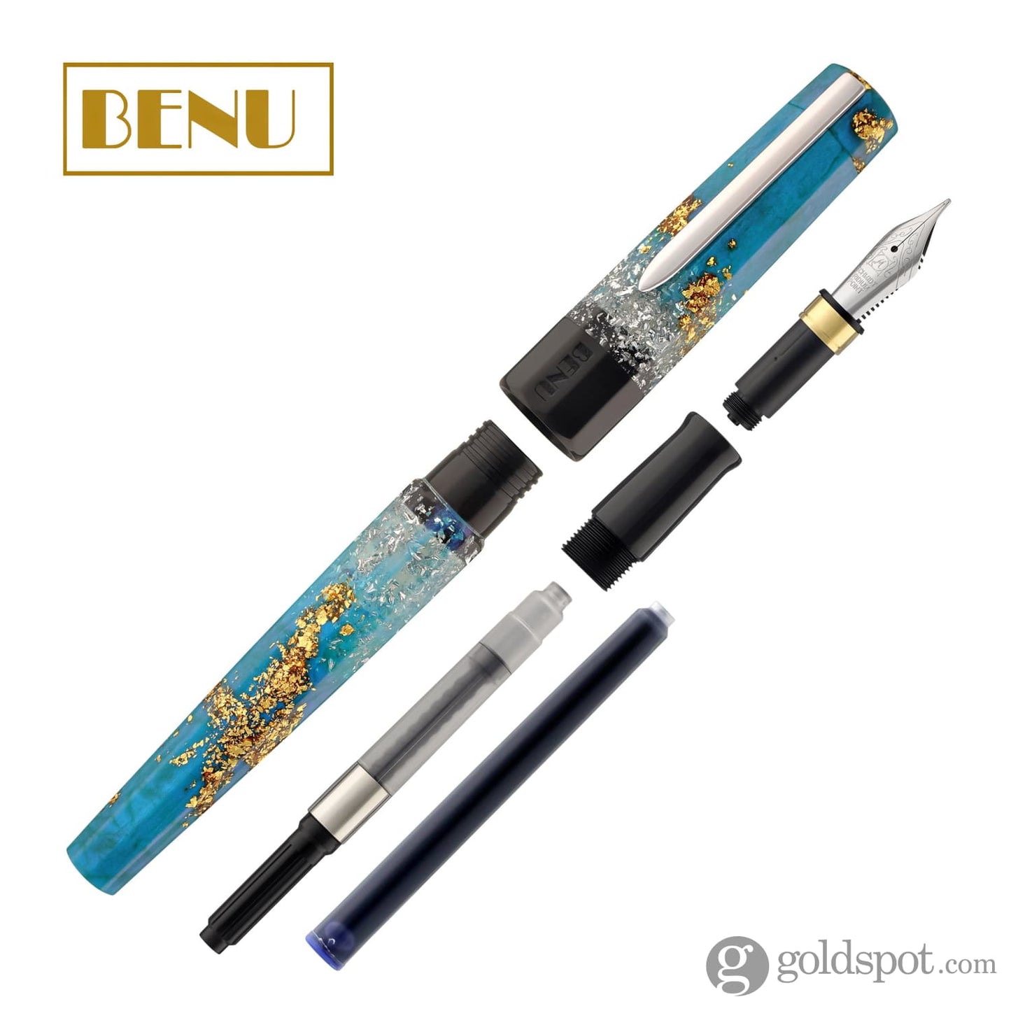 Benu Euphoria Fountain Pen in Bora Bora Fountain Pen