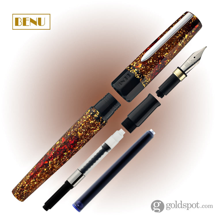Benu Euphoria Fountain Pen in Bourbon Fountain Pen