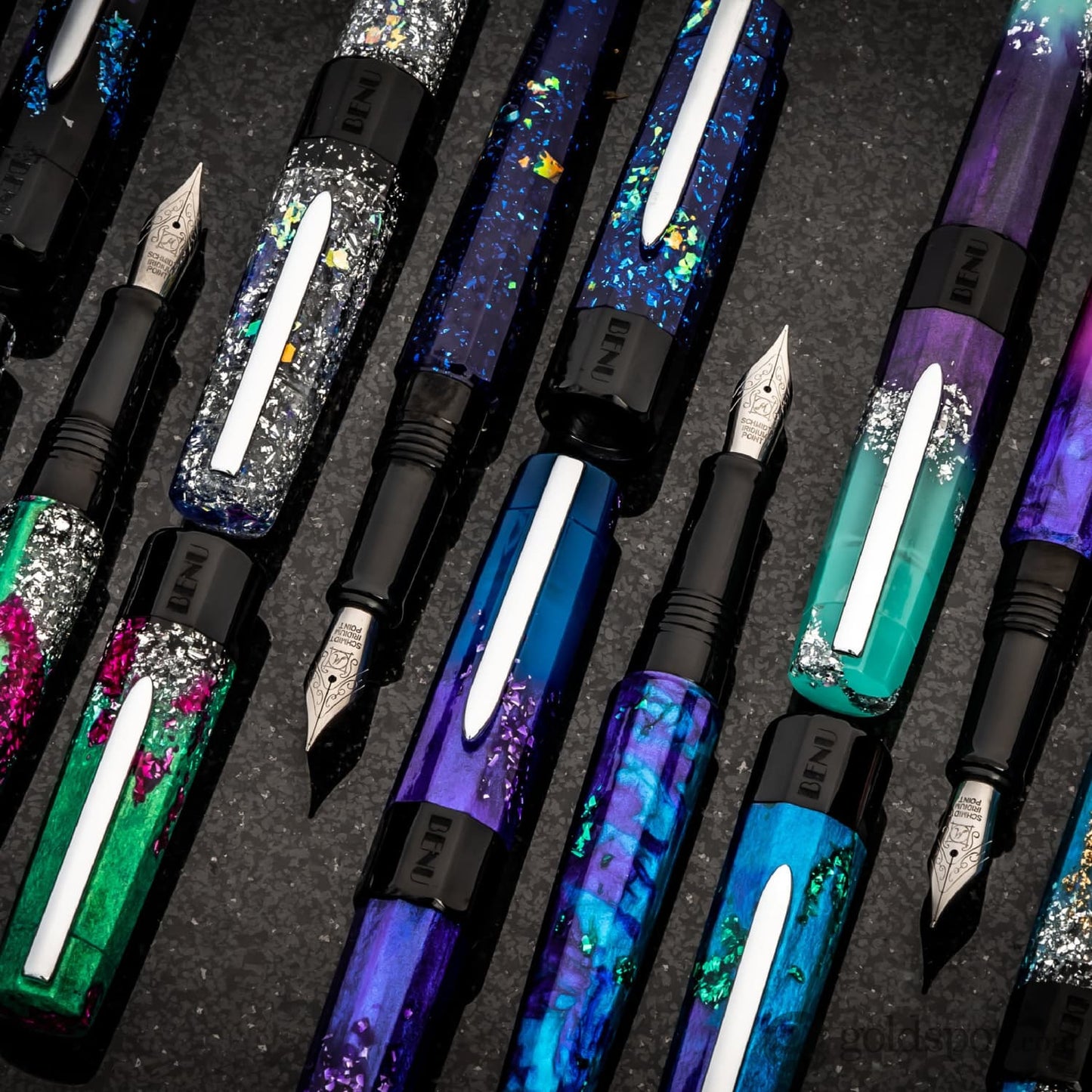 Benu Euphoria Fountain Pen in French Poetry Fountain Pen