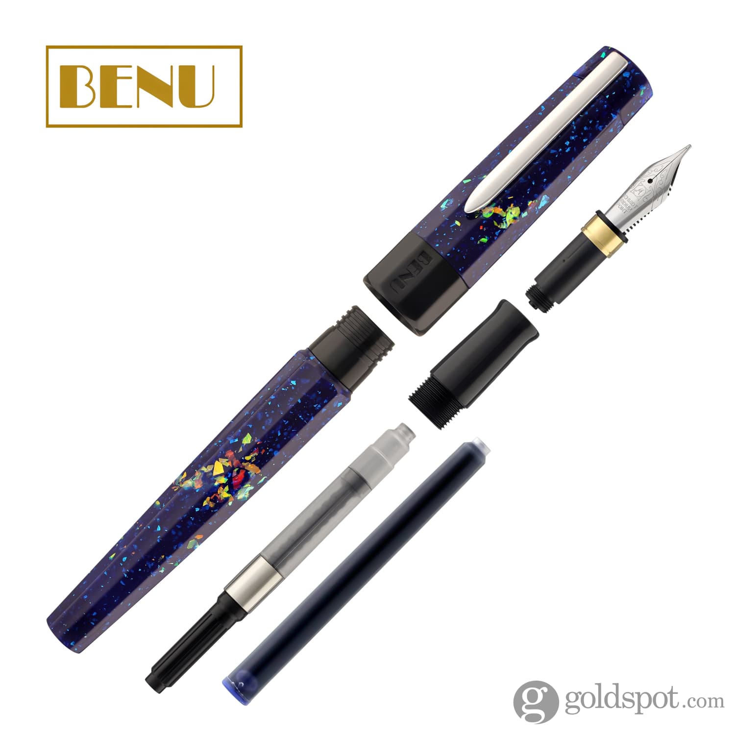 Benu Euphoria Fountain Pen in Jazz - Goldspot Pens