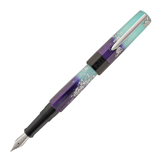 Benu Euphoria Fountain Pen in Ocean Breeze (Blue Glow)
