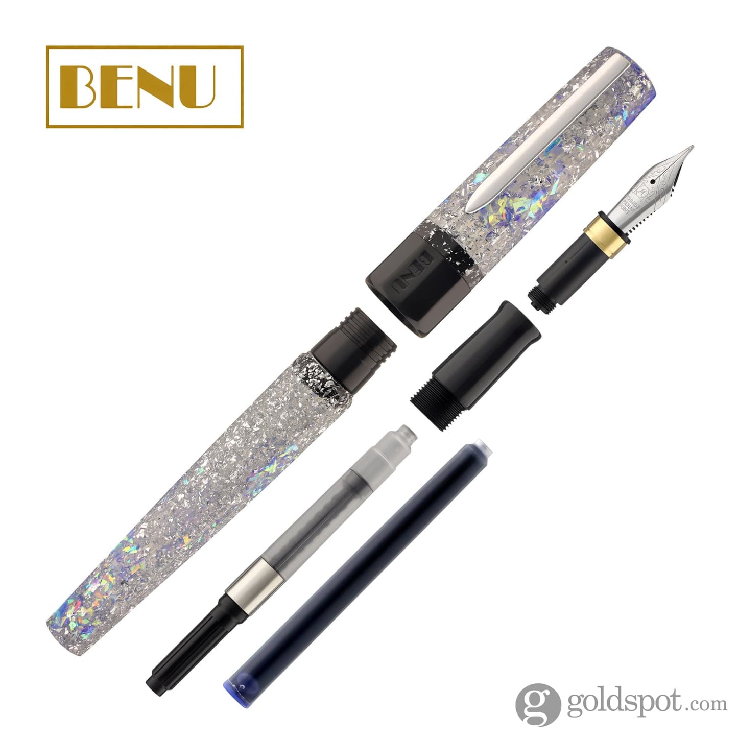 Benu Euphoria Fountain Pen in Vodka on the Rocks Fountain Pen