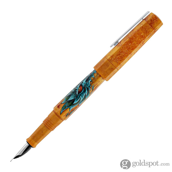 Benu Euphoria Handpainted Dragon Fountain Pen in Glasog Fountain Pen