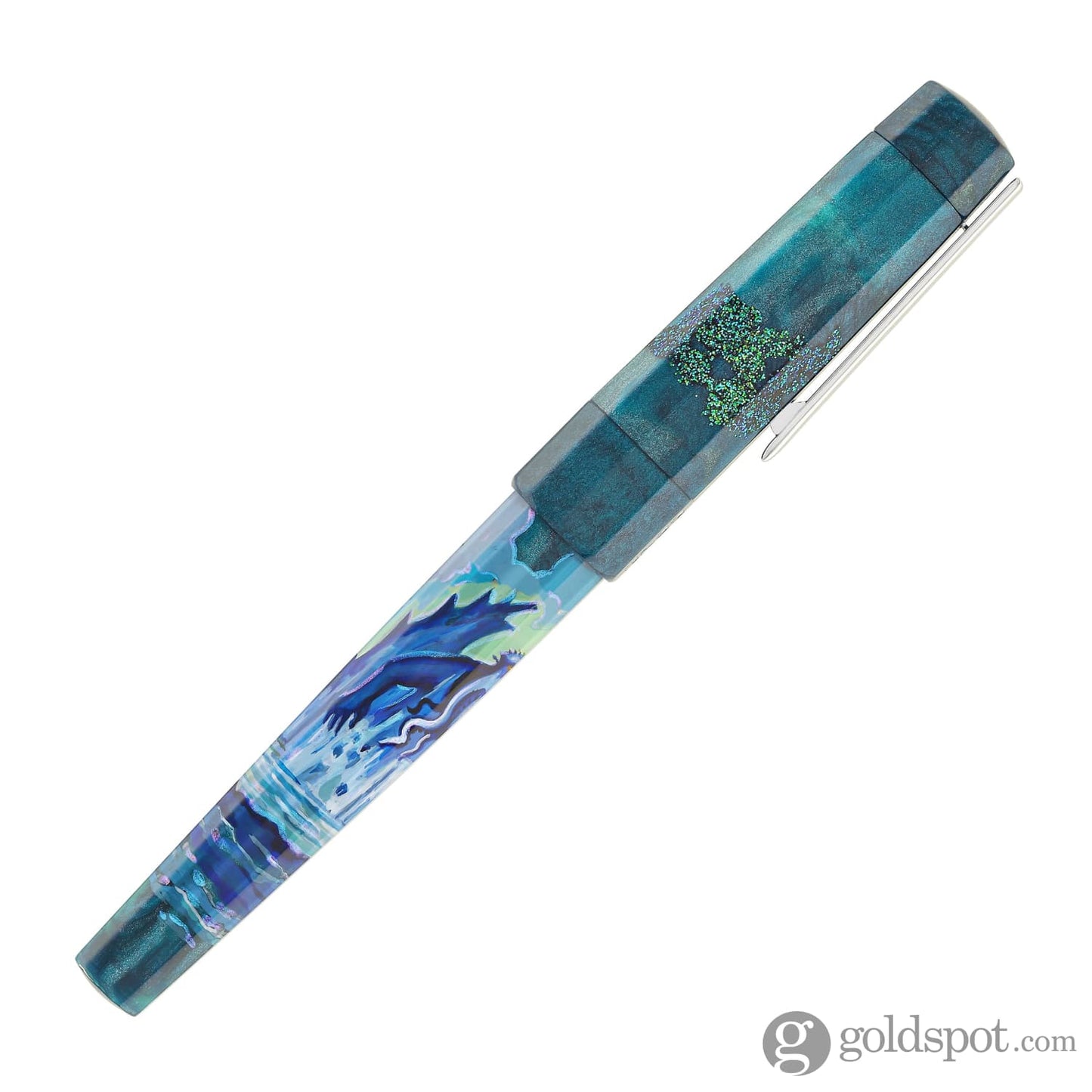 Benu Euphoria Handpainted Fountain Pen in Call of Cthulhu Fountain Pen