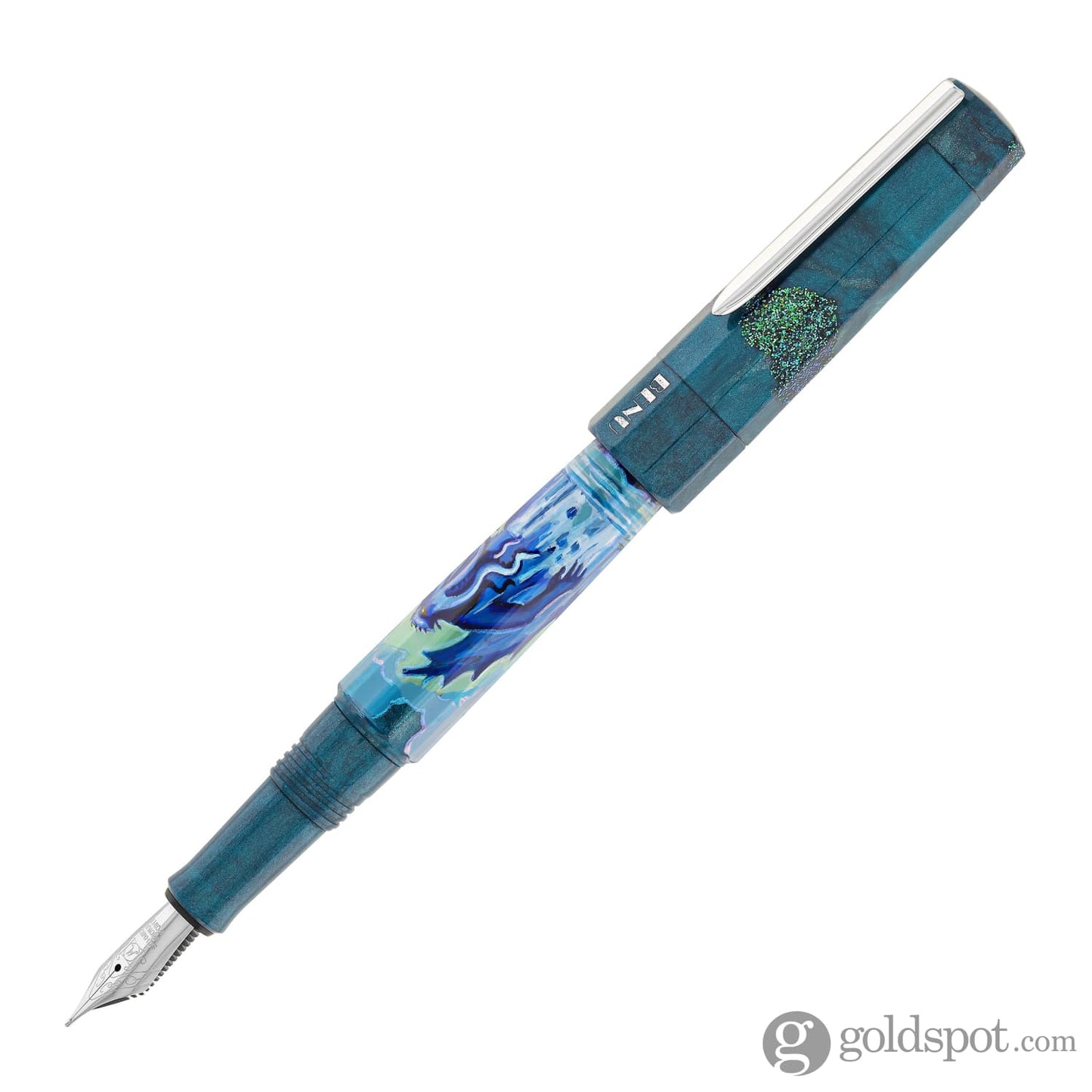 Benu Euphoria Handpainted Fountain Pen in Call of Cthulhu Fountain Pen