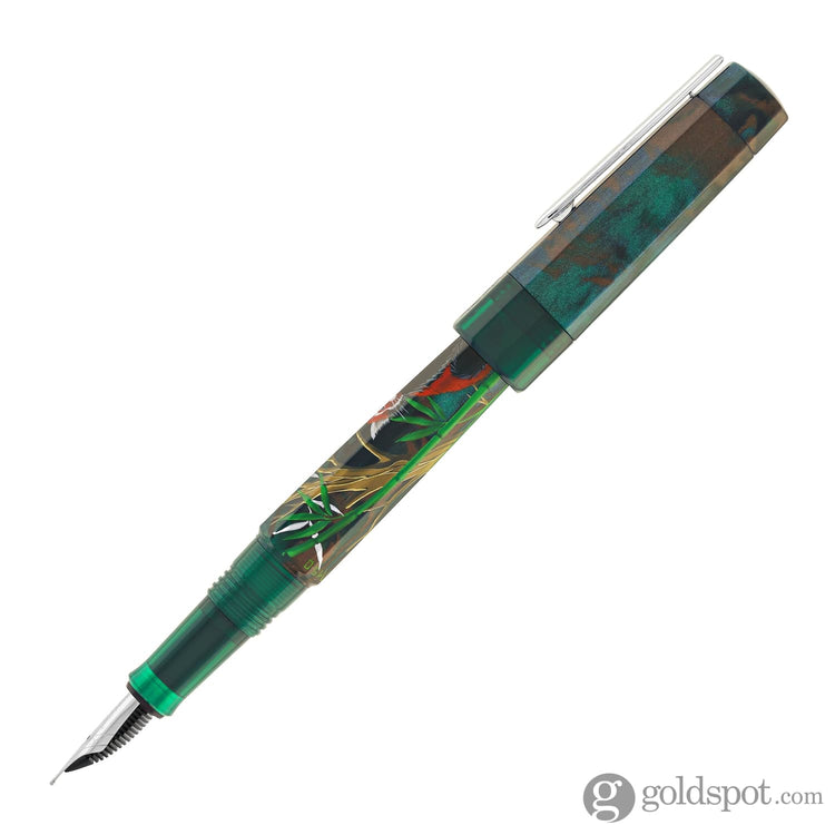 Benu Euphoria Handpainted Fountain Pen in Red Panda Fountain Pen
