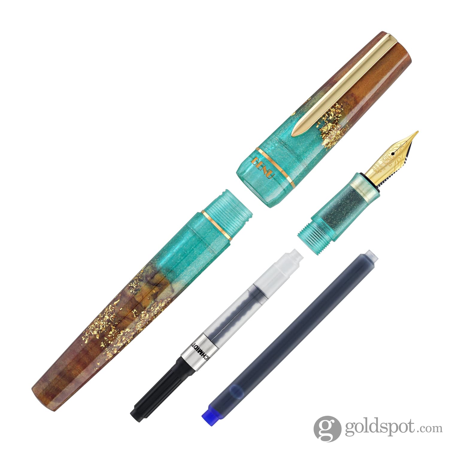Benu Haute Fountain Pen in Lush - Goldspot Pens