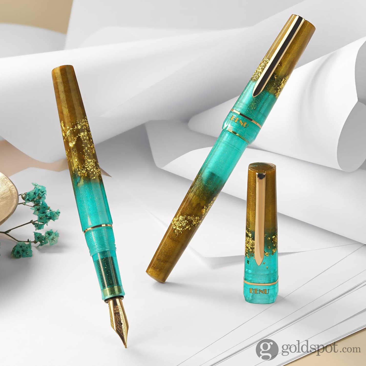Benu Haute Fountain Pen in Lush - Goldspot Pens