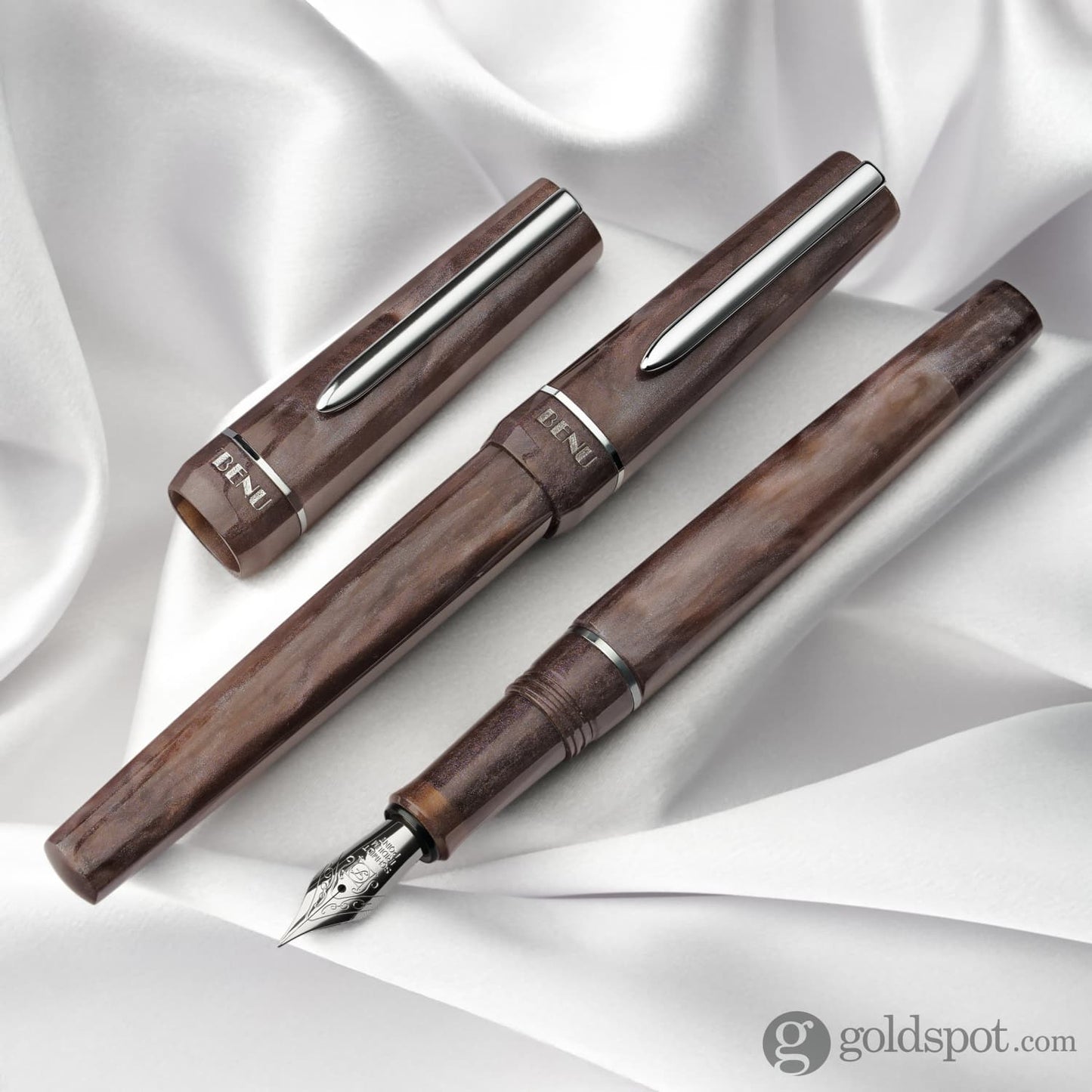 Benu Haute Collection Fountain in Satin Fountain Pen