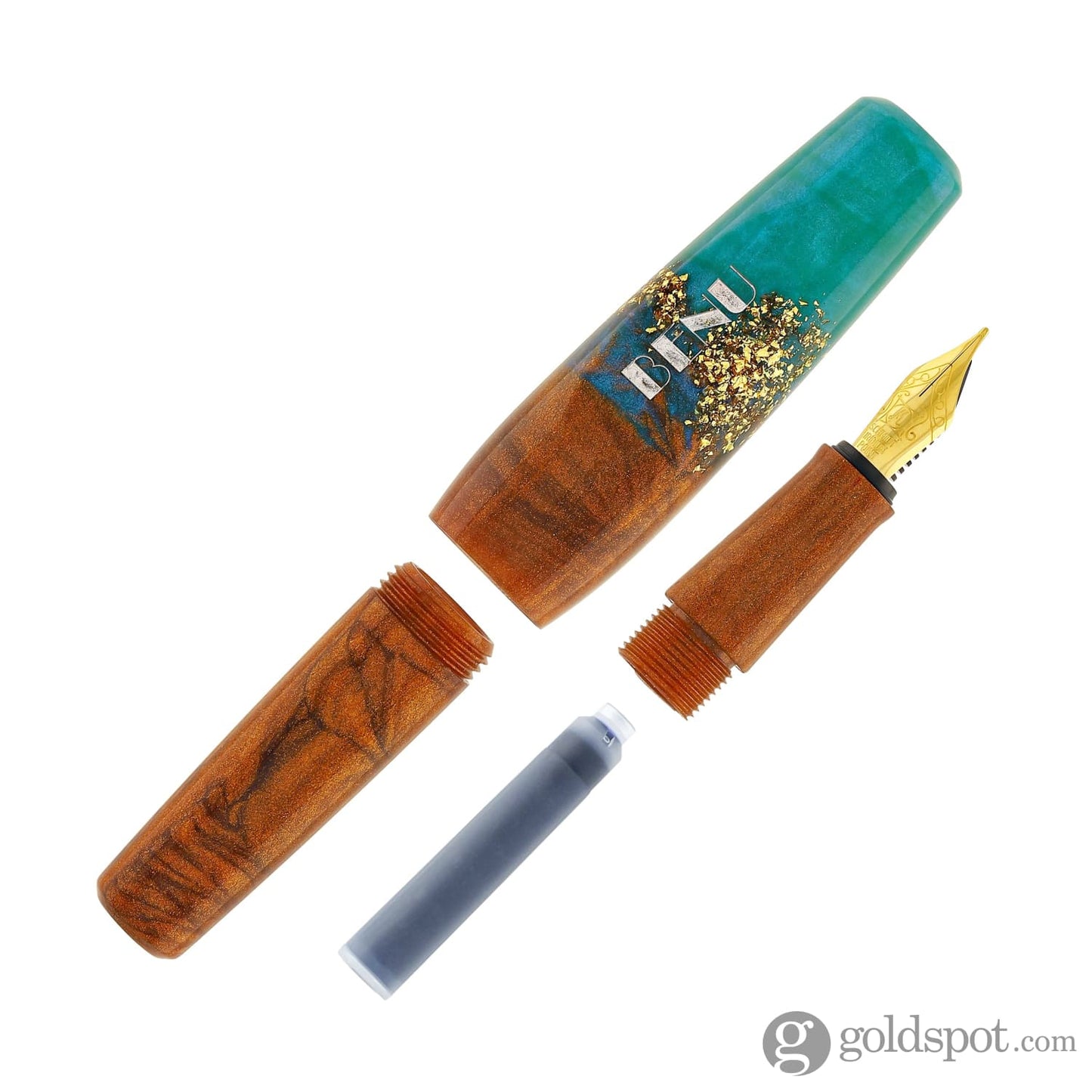 Benu Pixie Collection Fountain Pen in Aurora Gold Fountain Pen