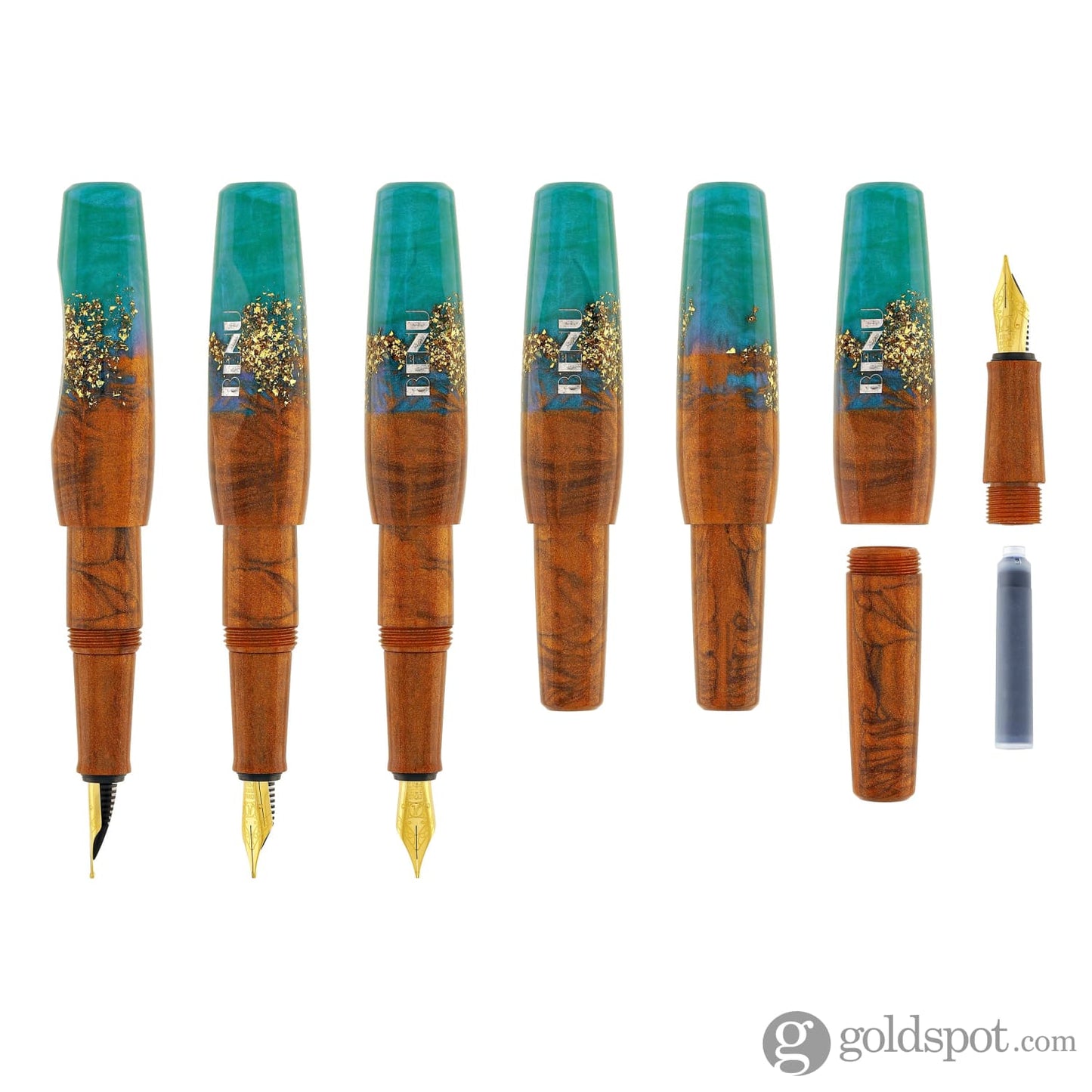 Benu Pixie Collection Fountain Pen in Aurora Gold Fountain Pen