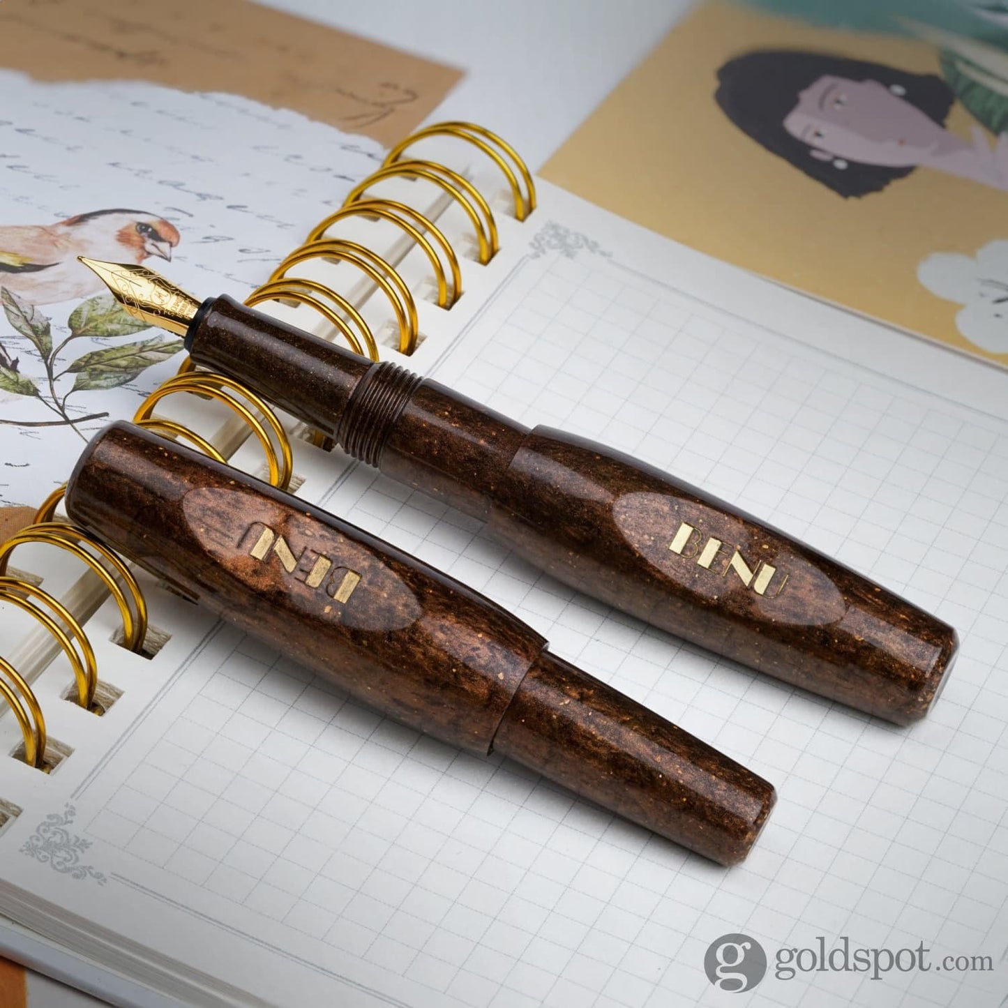 Benu Pixie Collection Fountain Pen in Coffee Brown Fountain Pen