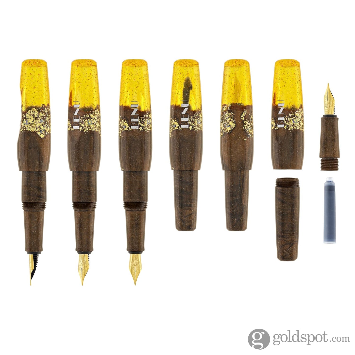 Benu Pixie Collection Fountain Pen in Honey Bronze Fountain Pen