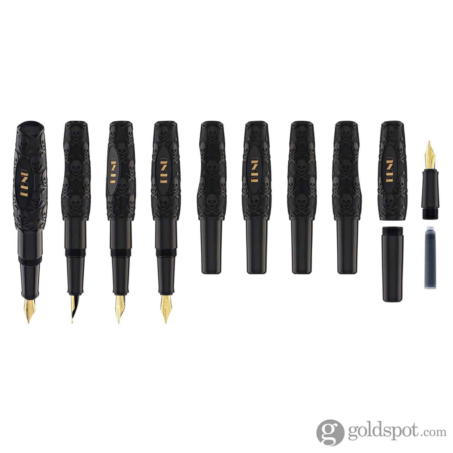 Benu Pixie Collection Fountain Pen in Jolly Roger Fountain Pen