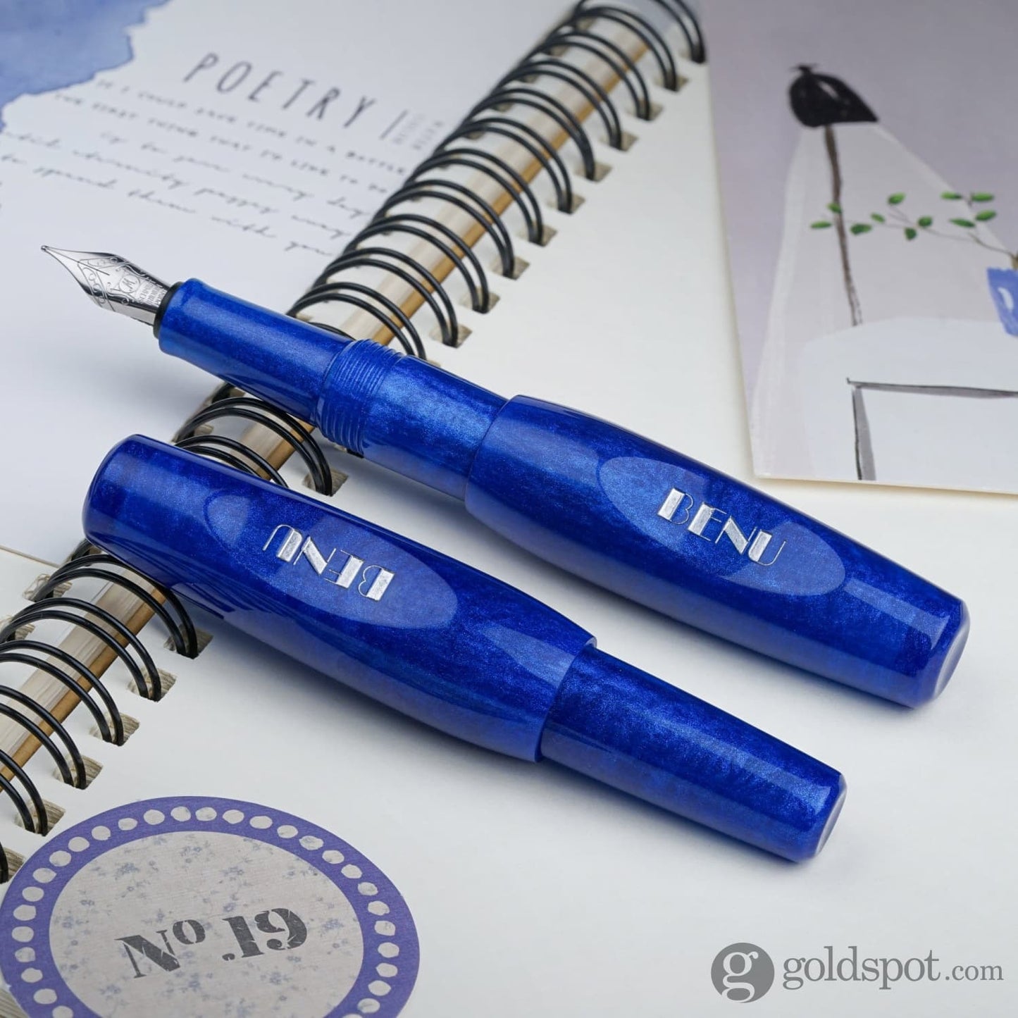 Benu Pixie Collection Fountain Pen in Royal Blue Fountain Pen