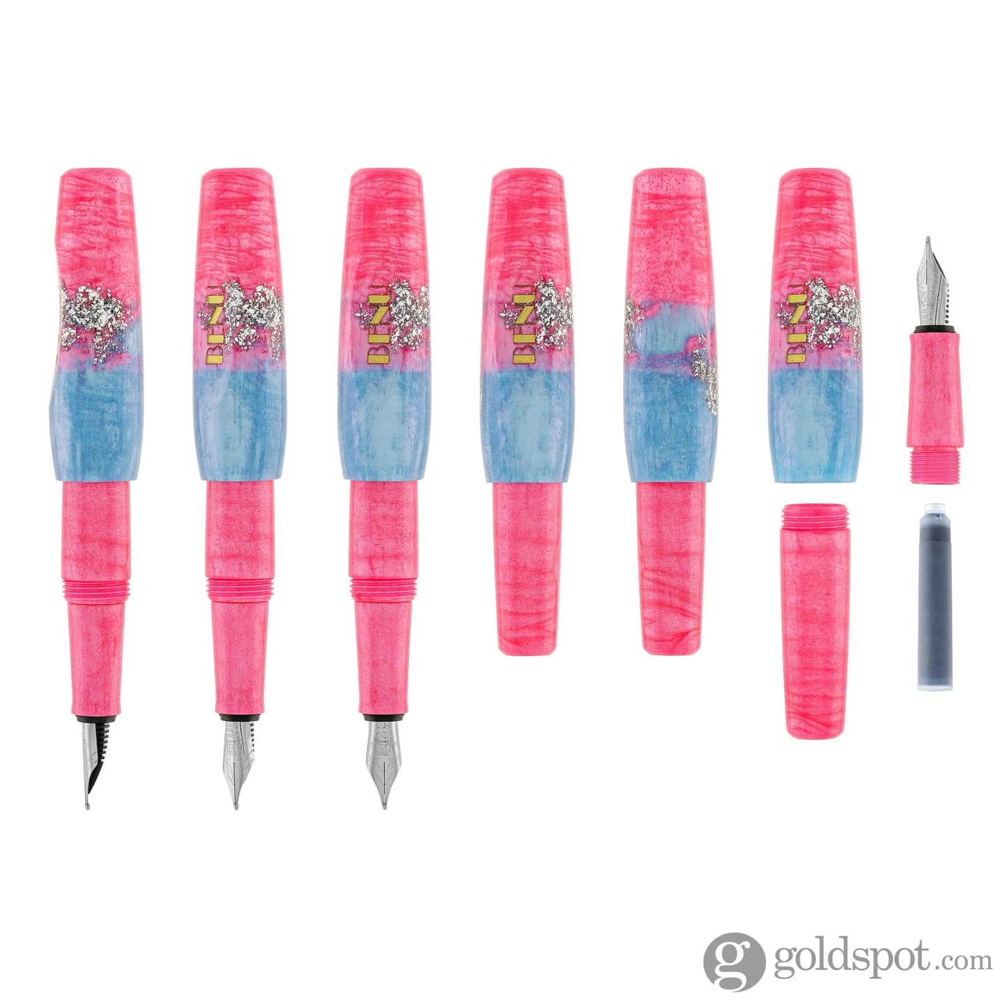 Benu Pixie Collection Fountain Pen in Stardust Pink Fountain Pen
