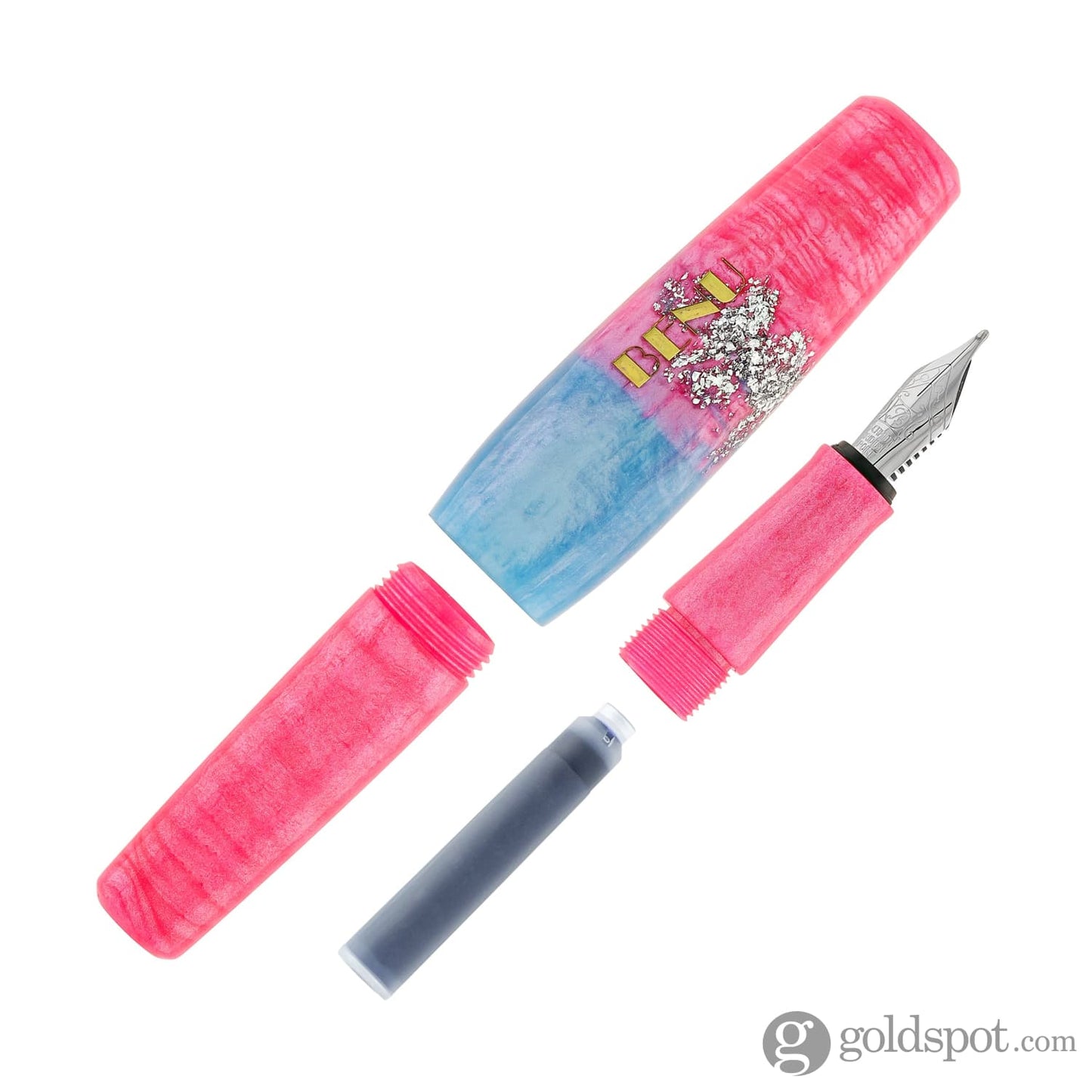 Benu Pixie Collection Fountain Pen in Stardust Pink Fountain Pen