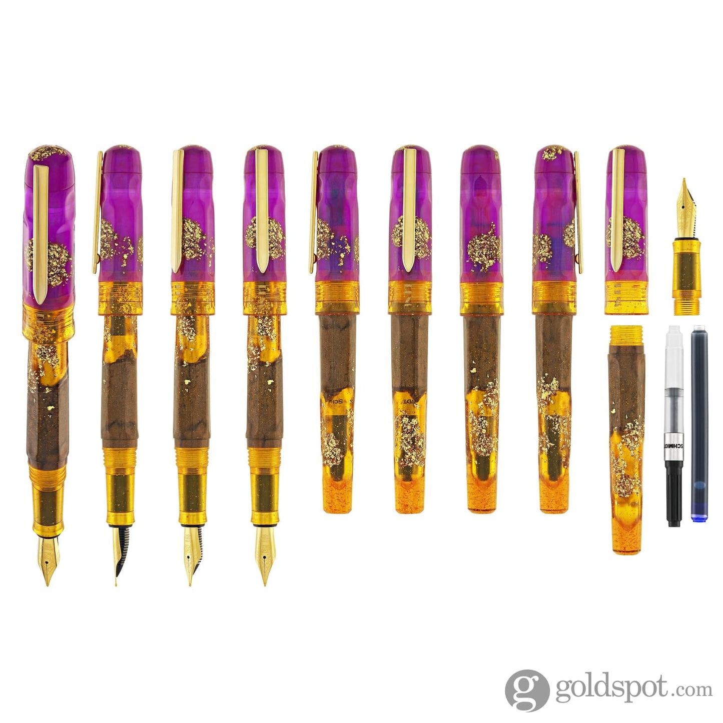 Benu Talisman Fountain Pen in Ametrine Fountain Pen