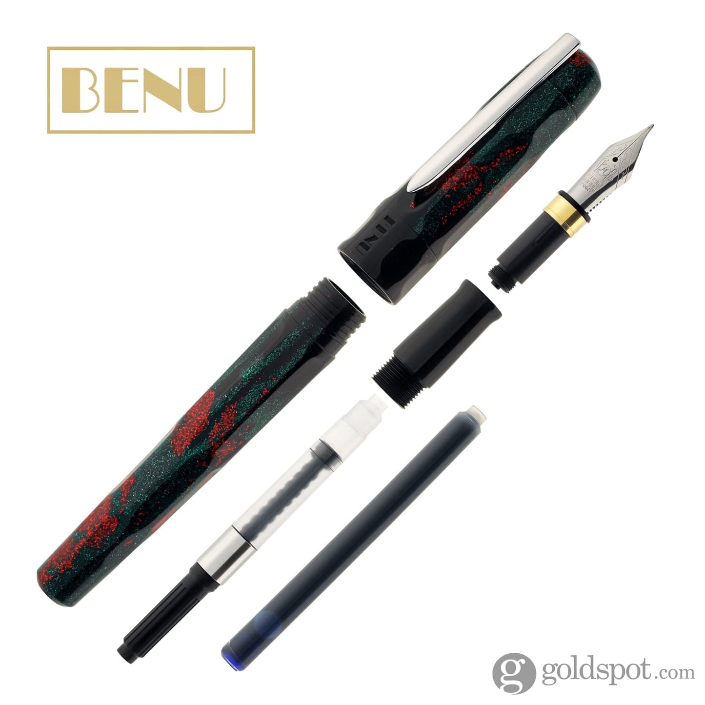 Benu Talisman Fountain Pen in Dragon’s Blood Fountain Pen