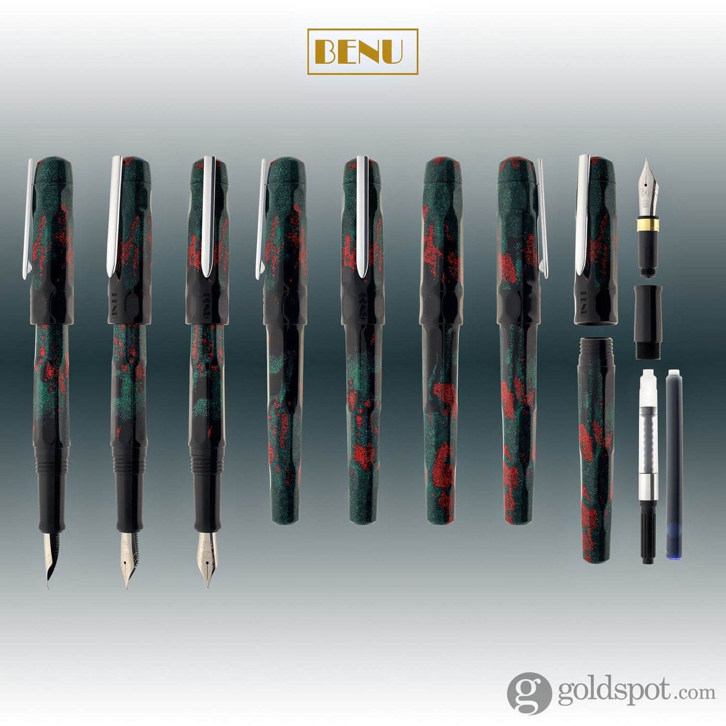 Benu Talisman Fountain Pen in Dragon’s Blood Fountain Pen