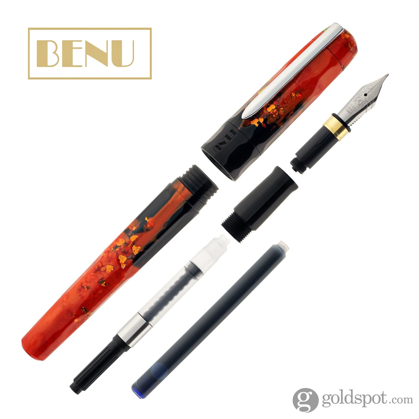 Benu Talisman Fountain Pen in Foxglove Fountain Pen