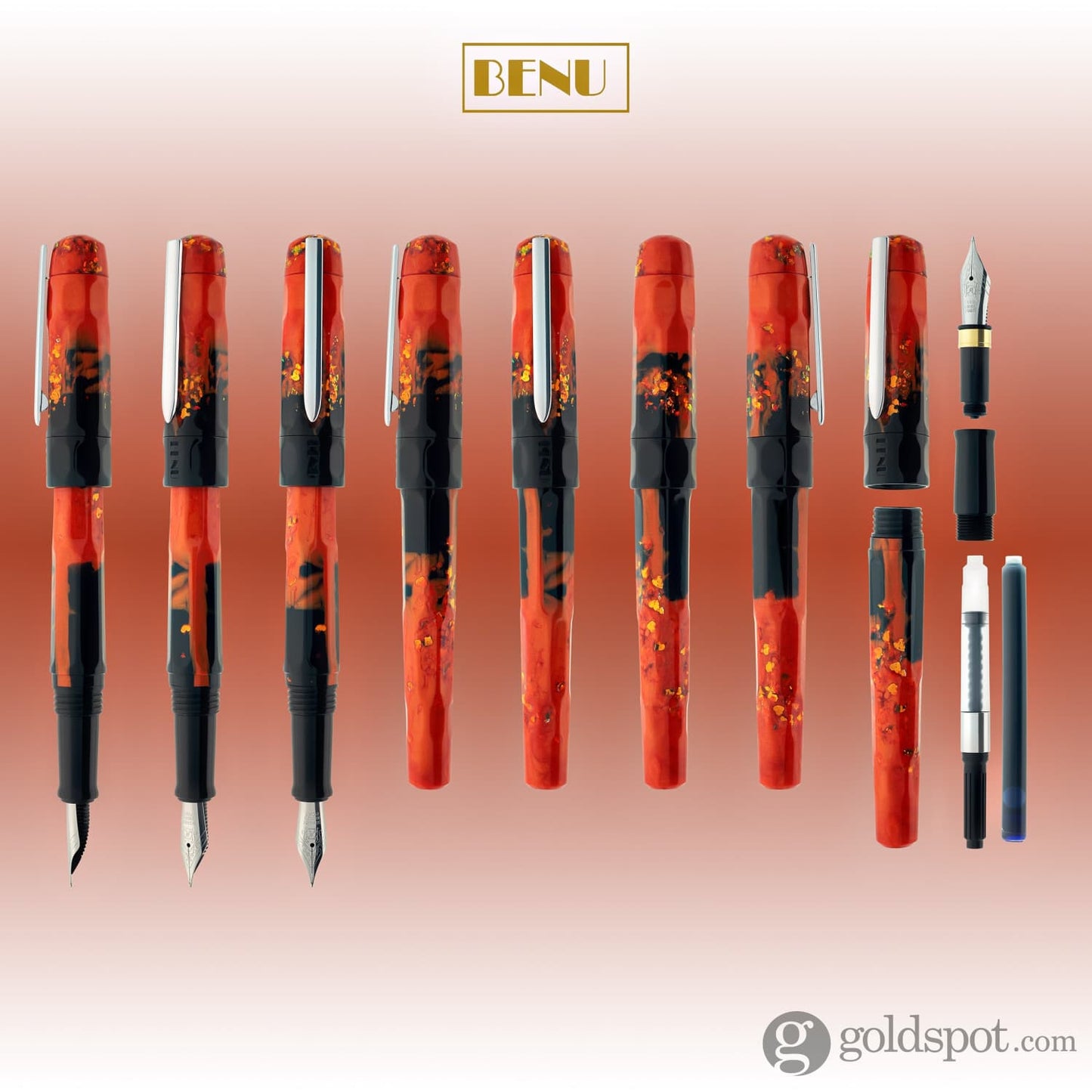 Benu Talisman Fountain Pen in Foxglove Fountain Pen