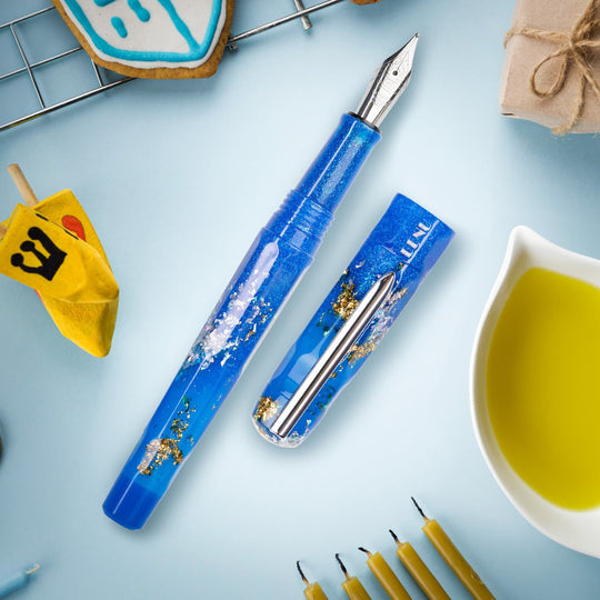Benu Talisman Fountain Pen in Hanukkah Oil