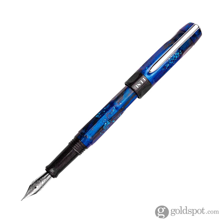 Benu Talisman Fountain Pen in Hawk’s Eye 1.5mm Stub Fountain Pen