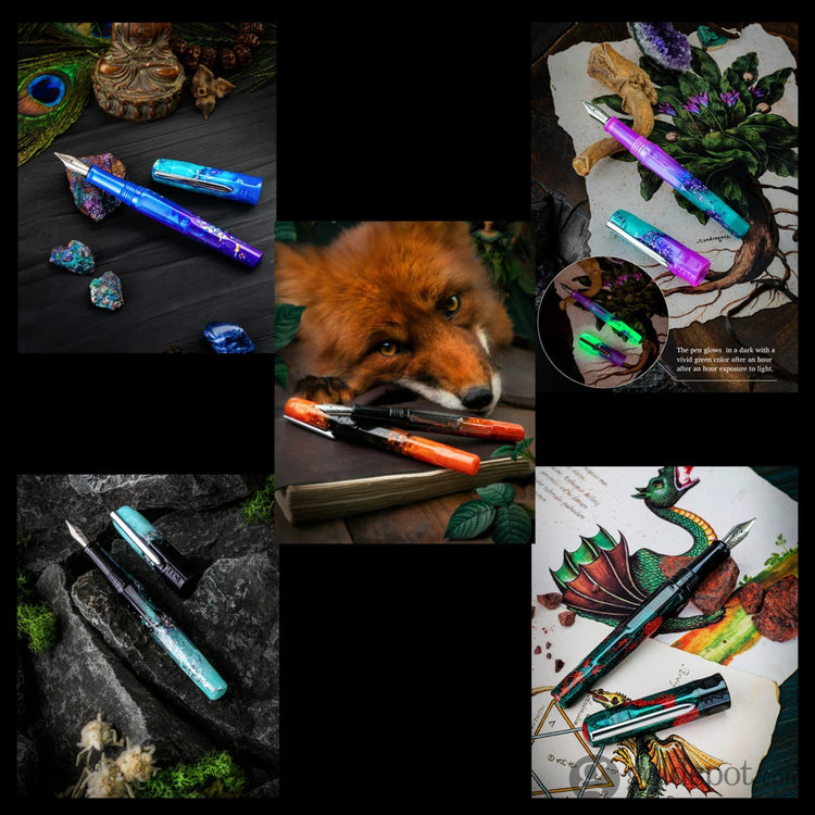 Benu Talisman Fountain Pen in Peacock Ore Fountain Pen