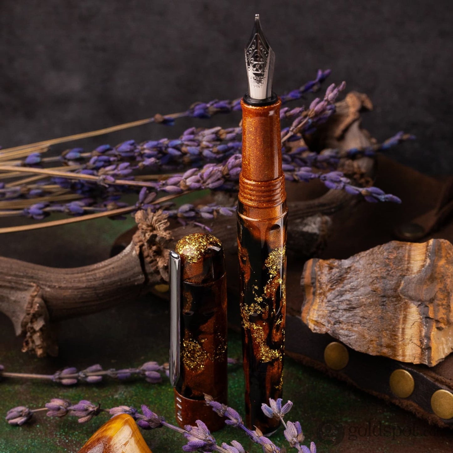 Benu Talisman Fountain Pen in Tiger’s Eye Fountain Pen