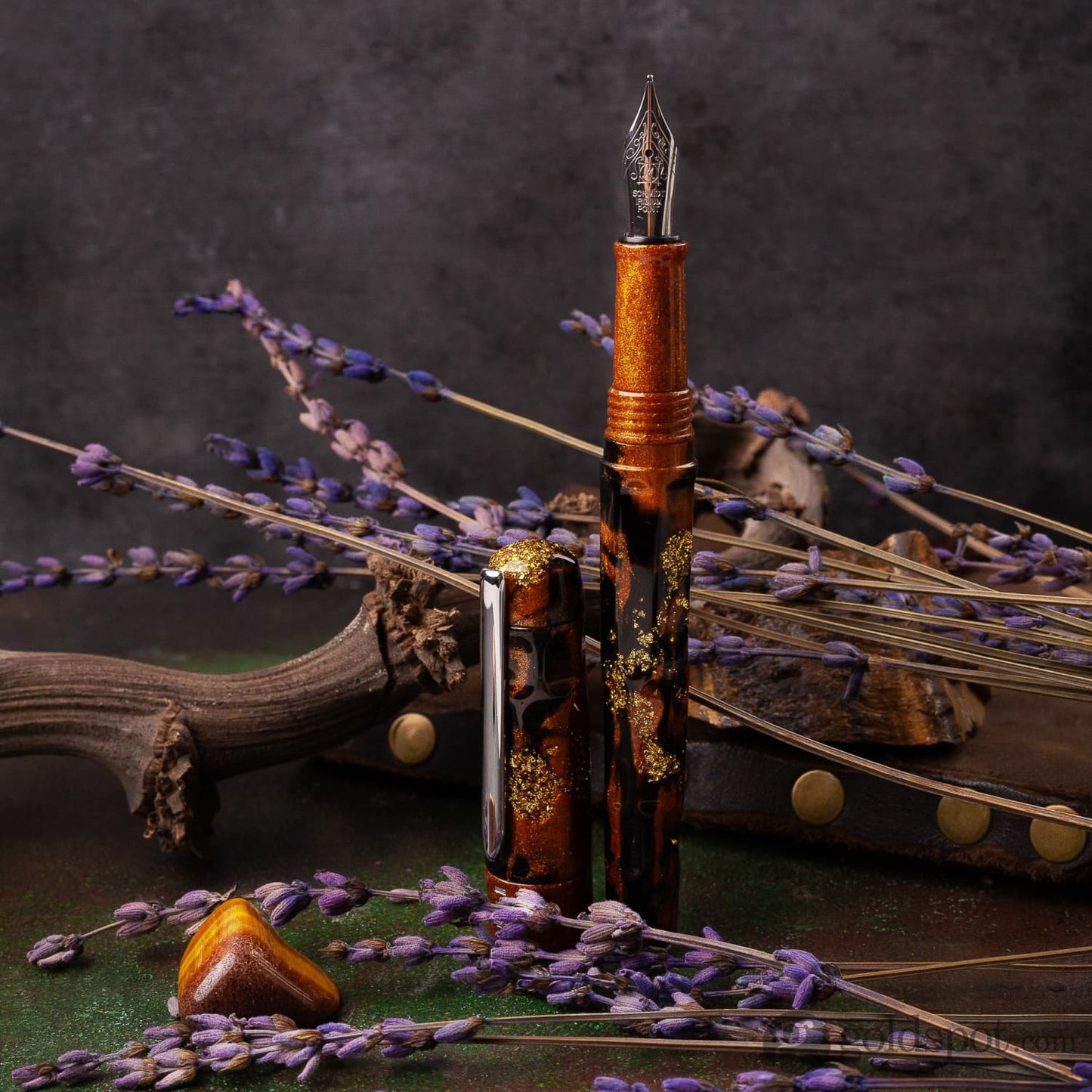 Benu Talisman Fountain Pen in Tiger’s Eye Fountain Pen