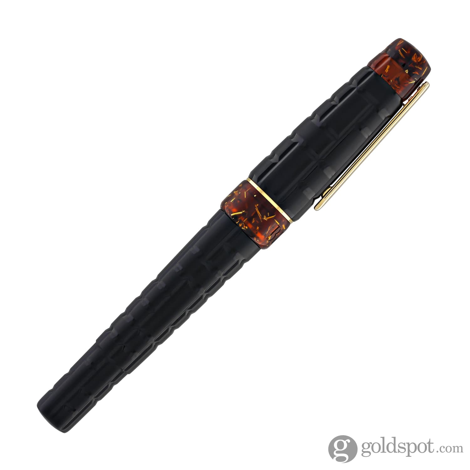 Benu Tessera Fountain Pen in Black Amber - Goldspot Pens