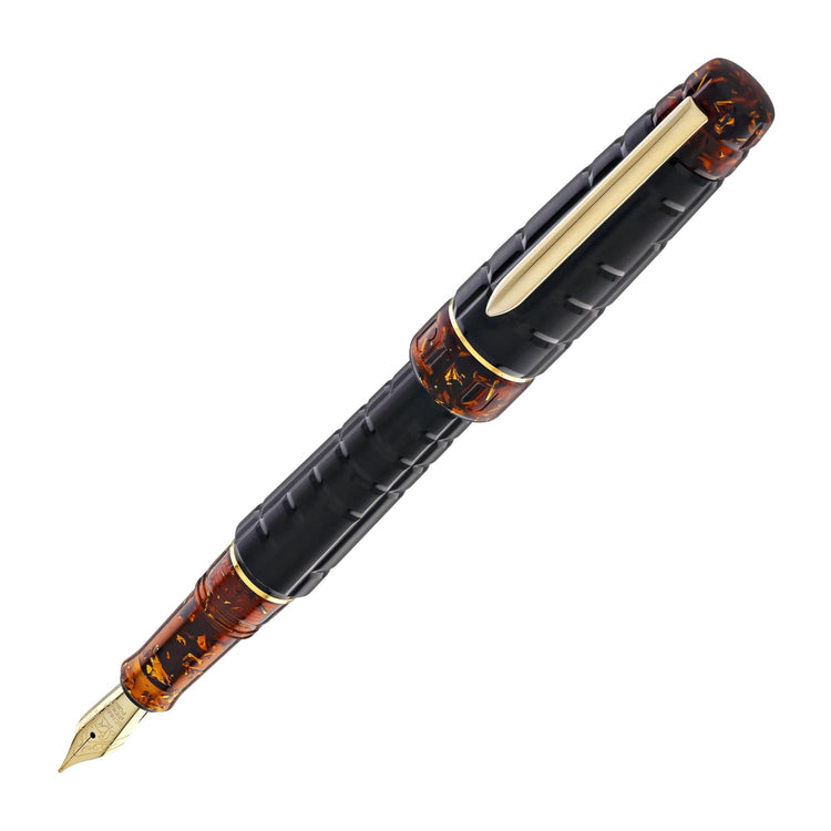 Benu Tessera Collection Fountain Pen in Black Amber Fountain Pen